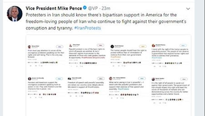 Bipartisan support in America for Iranian protesters