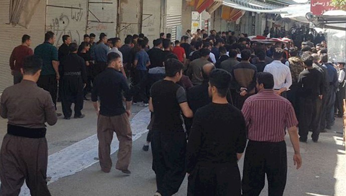  'The strike of merchants and shopkeepers in Kurdish cities '