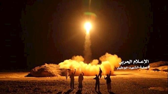 Saudi intercepts a Houthi missile over Riyadh