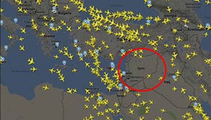  'Air traffic On Syria'