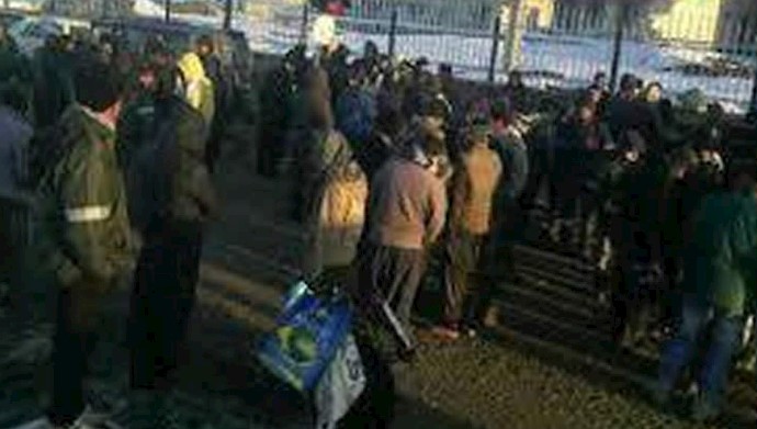  'The workers of the dam construction project in Piranshahr, Iran went on strike'