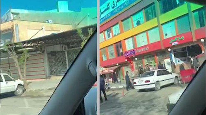Iran: Kermanshah storeowners protest(Video)