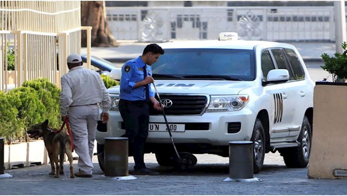  'The UN vehicles carrying OPCW inspectors arrive in Damascus on Saturday.'