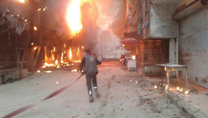  'Five civilians were killed, and seven others wounded '