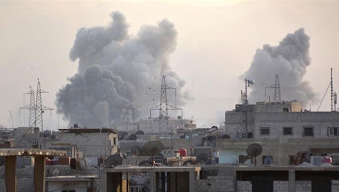  'The Syrian army said rockets had struck several military bases in the Hama and Aleppo countryside'