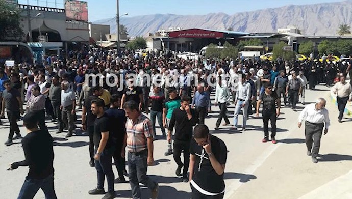  'The city of Kazerun ignited once again on Wednesday, May 16th'