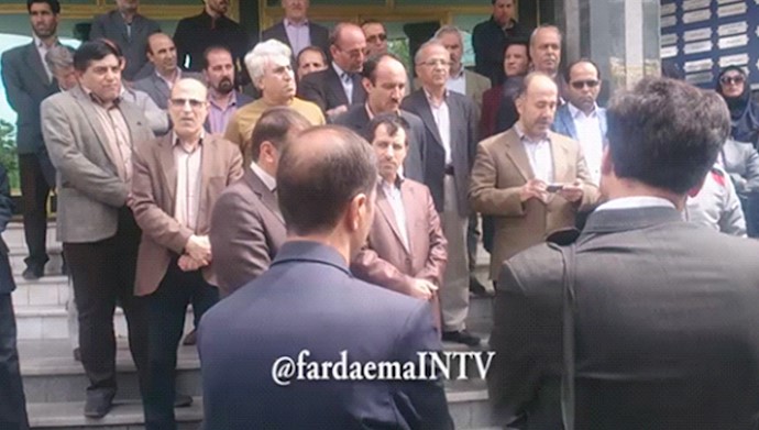  'A widespread teachers' protest was reported, in major cities of Iran'