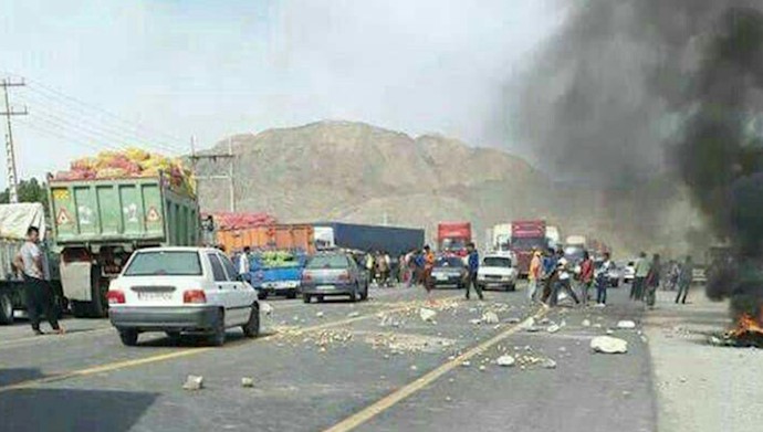  'Truck drivers of about 280 cities in Iran are on strike'