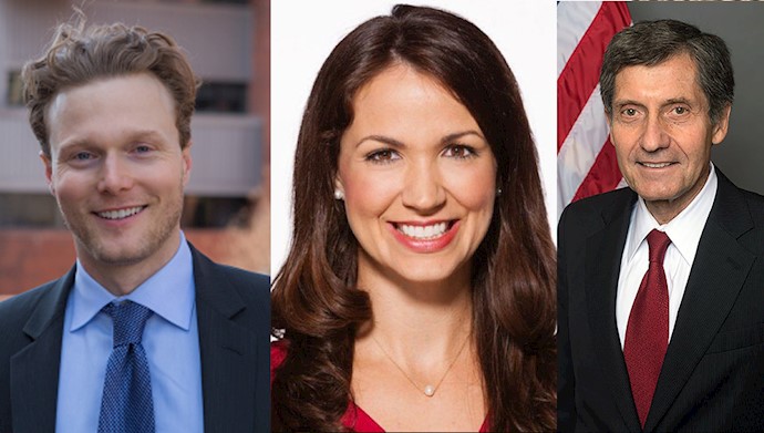  'Matthew Kroenig (L), Rebeccah Heinrichs (C), Ambassador Joseph R. DeTrani (R)'