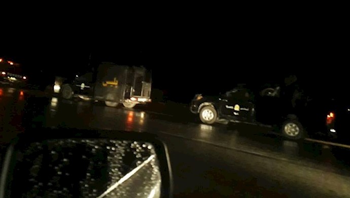  'Riot police units at Kazerun'