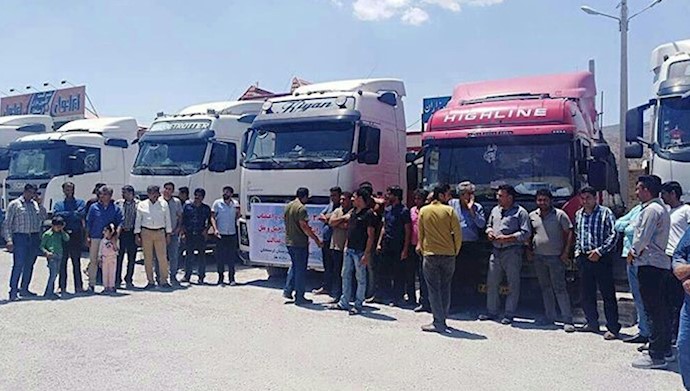 Truck drivers’ strike across Iran expanding to more cities in their 9th day of protest