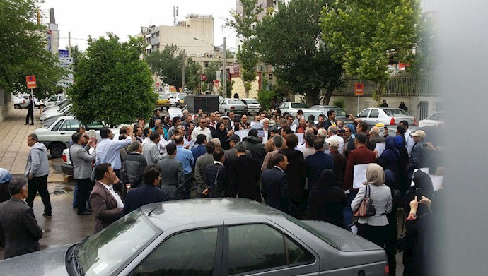  'Teachers protest across Iran'