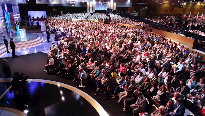  'Iranian opposition rally in Paris, June 30, 2018 (file photo)'