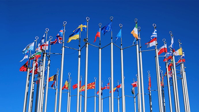  'European Unoin flags'