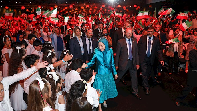  'Annual Iranian opposition gathering in Villipinte, Paris'